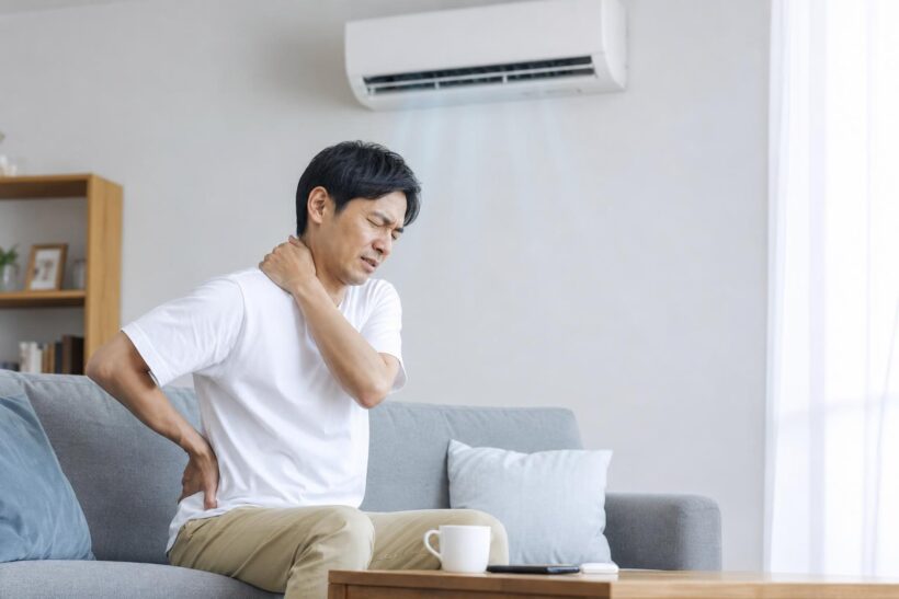 エアコン冷えから守る腰痛・肩こりのセルフケアと施術効果